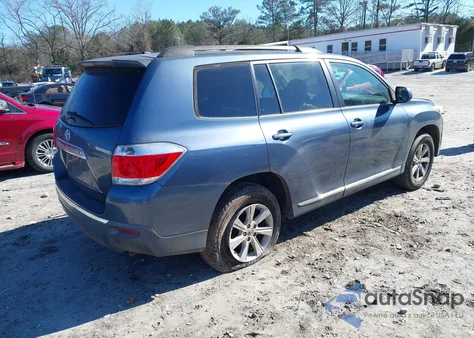 2012 Toyota Highlander Base V6 z USA, uszkodzony, nr VIN 5TDZK3EH3CS062558